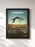 #noir Tableau de l'album Am seidenen Faden de Tim Bendzko, cadre noir, imprimé et encadré en France