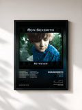 #noir Tableau de l'album Retriever de Ron Sexsmith, cadre noir, imprimé et encadré en France
