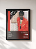 #noir Tableau de l'album The Prophets (Remastered Edition) de Alpha Blondy, cadre noir, imprimé et encadré en France