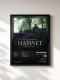 #noir Tableau de l'album Hamnet (Original Motion Picture Soundtrack) de Max Richter, cadre noir, imprimé et encadré en France