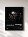 #noir Tableau de l'album A Public Affair EP de Jessica Simpson, cadre noir, imprimé et encadré en France