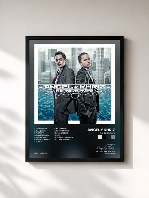 Angel y Khriz · Da' Take Over — Affiche encadrée