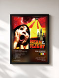 #noir Tableau de l'album BEAM OF LIGHT de ONE OK ROCK, cadre noir, imprimé et encadré en France