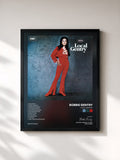 #noir Tableau de l'album Local Gentry de Bobbie Gentry, cadre noir, imprimé et encadré en France