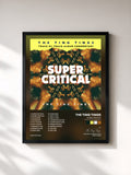 #noir Tableau de l'album Super Critical (Track by Track Commentary) de The Ting Tings, cadre noir, imprimé et encadré en France