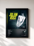 #noir Tableau de l'album Julian Ross Mixtape de Izi, cadre noir, imprimé et encadré en France