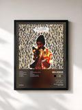 #noir Tableau de l'album Carolina de Seu Jorge, cadre noir, imprimé et encadré en France