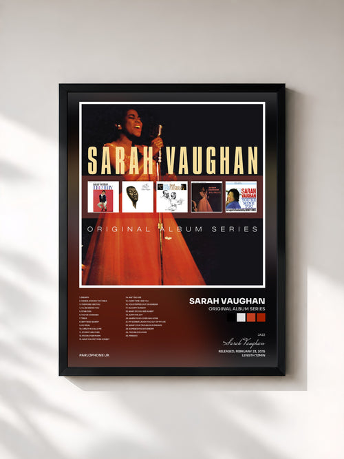 Sarah Vaughan · Original Album Series — Affiche encadrée