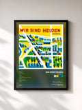 #noir Tableau de l'album Soundso. de Wir sind Helden, cadre noir, imprimé et encadré en France