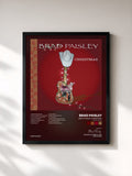 #noir Tableau de l'album Brad Paisley Christmas (Deluxe Version) de Brad Paisley, cadre noir, imprimé et encadré en France