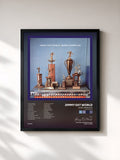 #noir Tableau de l'album Bleed American (Deluxe Edition) de Jimmy Eat World, cadre noir, imprimé et encadré en France