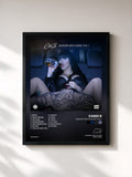 #noir Tableau de l'album Gangsta Bitch Music Vol 1 de Cardi B, cadre noir, imprimé et encadré en France