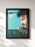 #noir Tableau de l'album Scriverò il tuo nome (Deluxe Edition) de Francesco Renga, cadre noir, imprimé et encadré en France