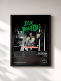 #noir Tableau de l'album The Original Recordings de Sex Pistols, cadre noir, imprimé et encadré en France