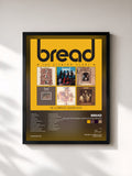 #noir Tableau de l'album The Elektra Years: Complete Albums Box de Bread, cadre noir, imprimé et encadré en France