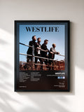 #noir Tableau de l'album B-Sides, Rarities and Remixes de Westlife, cadre noir, imprimé et encadré en France