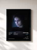 #noir Tableau de l'album Myopia de Agnes Obel, cadre noir, imprimé et encadré en France
