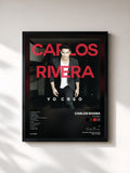 #noir Tableau de l'album Yo Creo de Carlos Rivera, cadre noir, imprimé et encadré en France