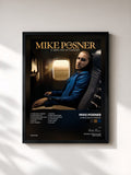 #noir Tableau de l'album 31 Minutes to Takeoff de Mike Posner, cadre noir, imprimé et encadré en France