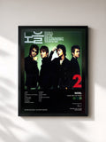 #noir Tableau de l'album These Are The Times de Noel, cadre noir, imprimé et encadré en France