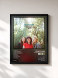 #noir Tableau de l'album Wild and Clear and Blue de I’m With Her, cadre noir, imprimé et encadré en France