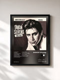 #noir Tableau de l'album Take One de Shakin' Stevens, cadre noir, imprimé et encadré en France