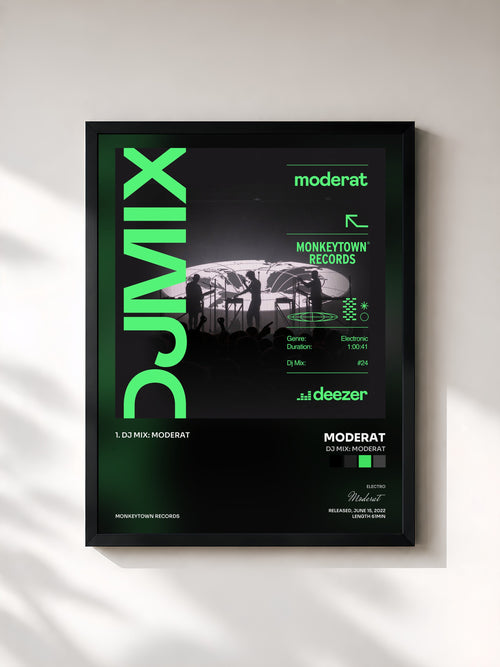 Moderat · DJ Mix: Moderat — Affiche encadrée