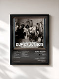 #noir Tableau de l'album 돈 돈 ! Don't Don Repackage de SUPER JUNIOR, cadre noir, imprimé et encadré en France