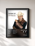 #noir Tableau de l'album A Veces de Espinoza Paz, cadre noir, imprimé et encadré en France