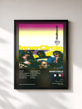 #noir Tableau de l'album Da Bomb de Inner Circle, cadre noir, imprimé et encadré en France