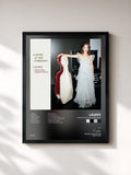 #noir Tableau de l'album A Night At The Symphony de Laufey, cadre noir, imprimé et encadré en France