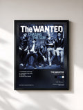#noir Tableau de l'album Chasing The Sun (EP) de The Wanted, cadre noir, imprimé et encadré en France