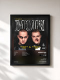 #noir Tableau de l'album MOIN de Addikt102, cadre noir, imprimé et encadré en France