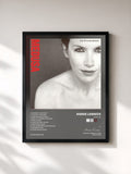 #noir Tableau de l'album Medusa de Annie Lennox, cadre noir, imprimé et encadré en France