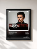 #noir Tableau de l'album This Is The Sound Of...Juanes de Juanes, cadre noir, imprimé et encadré en France