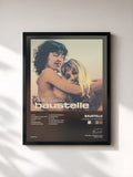 #noir Tableau de l'album L'amore e la violenza de Baustelle, cadre noir, imprimé et encadré en France