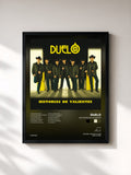 #noir Tableau de l'album Historias De Valientes de Duelo, cadre noir, imprimé et encadré en France