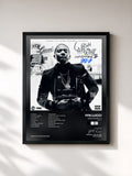 #noir Tableau de l'album Wish Me Well 2 (Sped Up) de YFN Lucci, cadre noir, imprimé et encadré en France