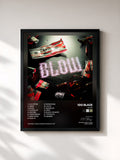 #noir Tableau de l'album Blow de 100 Blaze, cadre noir, imprimé et encadré en France
