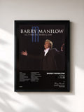#noir Tableau de l'album Ultimate de Barry Manilow, cadre noir, imprimé et encadré en France