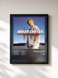#noir Tableau de l'album Another Earthquake! de Aaron Carter, cadre noir, imprimé et encadré en France