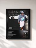 #noir Tableau de l'album The R&B Album de Troy Ave, cadre noir, imprimé et encadré en France