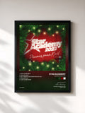 #noir Tableau de l'album Réunis pour Noël de Star Academy, cadre noir, imprimé et encadré en France