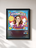 #noir Tableau de l'album Viva Kids, Vol. 1 de Thalia, cadre noir, imprimé et encadré en France