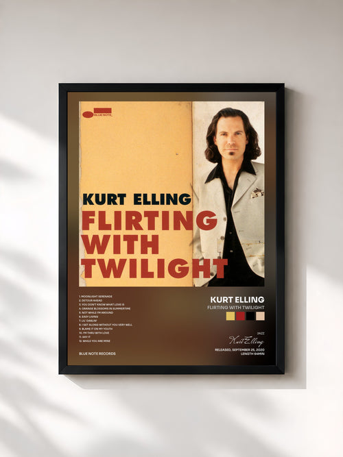 Kurt Elling · Flirting With Twilight — Affiche encadrée