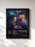 #noir Tableau de l'album Wish You Were Here (Original Motion Picture Soundtrack) de Vanessa Carlton, cadre noir, imprimé et encadré en France