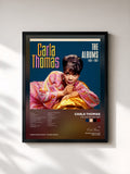 #noir Tableau de l'album The Albums 1961-1967 de Carla Thomas, cadre noir, imprimé et encadré en France