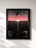 #noir Tableau de l'album Every Country's Sun de Mogwai, cadre noir, imprimé et encadré en France