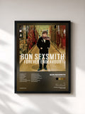 #noir Tableau de l'album Forever Endeavour de Ron Sexsmith, cadre noir, imprimé et encadré en France