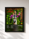 #noir Tableau de l'album Shake Away de Lila Downs, cadre noir, imprimé et encadré en France